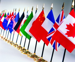 Table Flags - World Nations