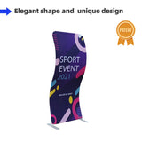 Free Standing Fabric Banner - S Shape