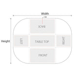 Table Cover - Standard With Split Back