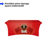 Table Cover - Stretch Fitted Zip Back