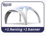 Inflatable X-Tent